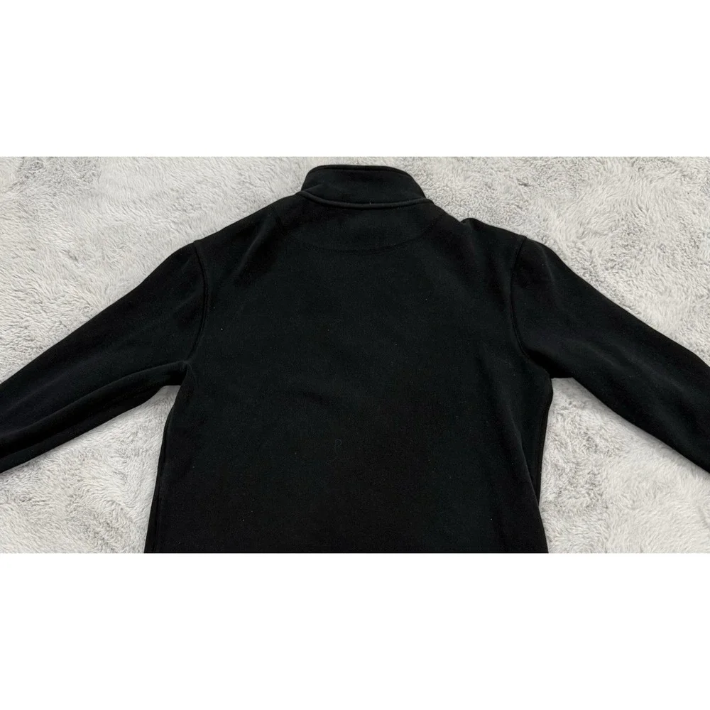 Banana Republic Men's Black 1/4 Zip Mock Neck Pullover Sweatshirt Size L